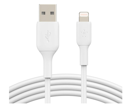 Kabel Lightning Belkin Kabel USB-A na Lightning, 0,15m, biały